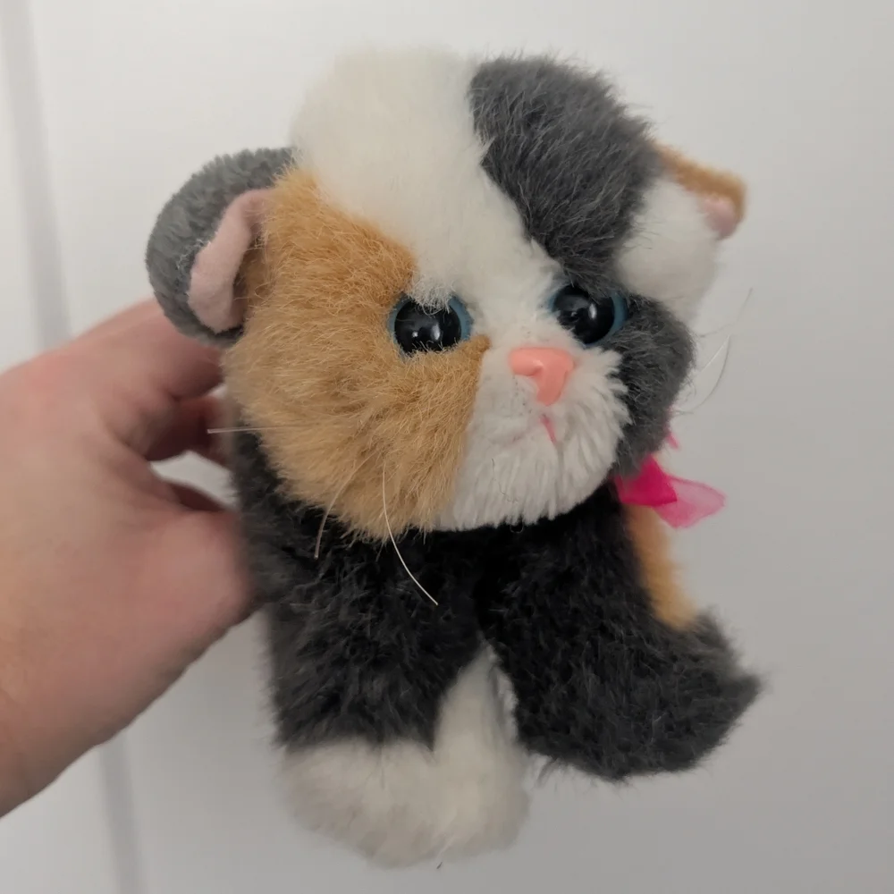 Kitty Kitty BABY Kittens 1995 Cute Plush Calico Cat Kitten Small Stuffed Animal - Picture 3 of 8